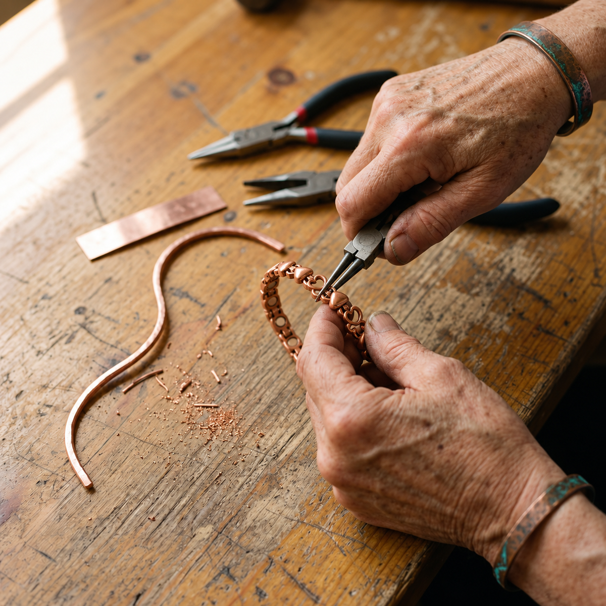 Helen's Amor Copper Anklet