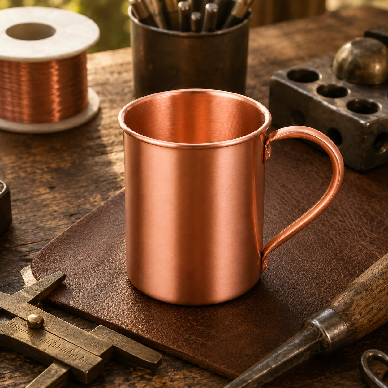 Helen's Copper Plain Mug, 14 oz