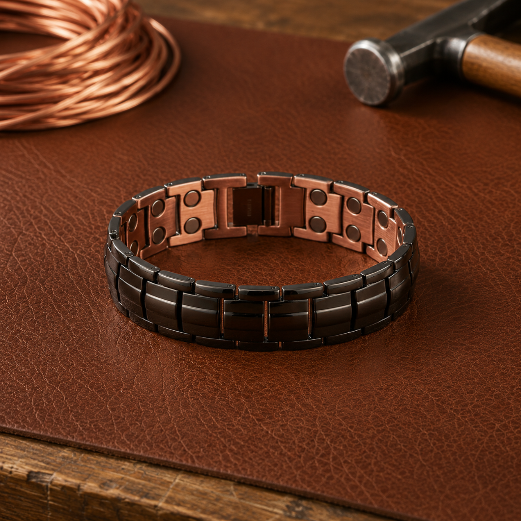 Helen's Ochre Men's Copper Bracelet