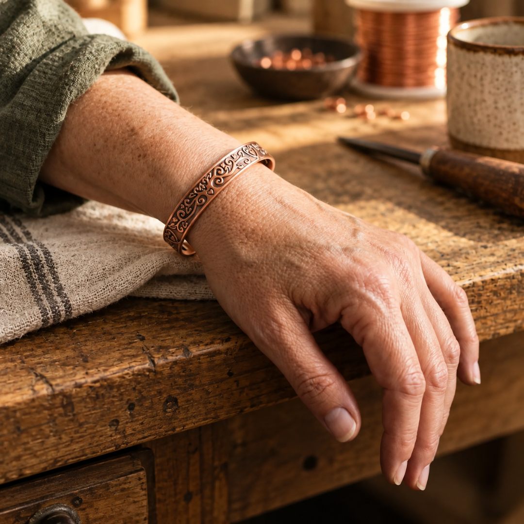 Helen's Sari Copper Bracelet