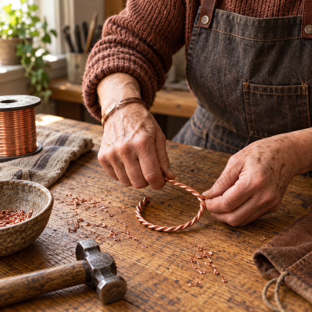 Helen's Tensor Copper Bracelet