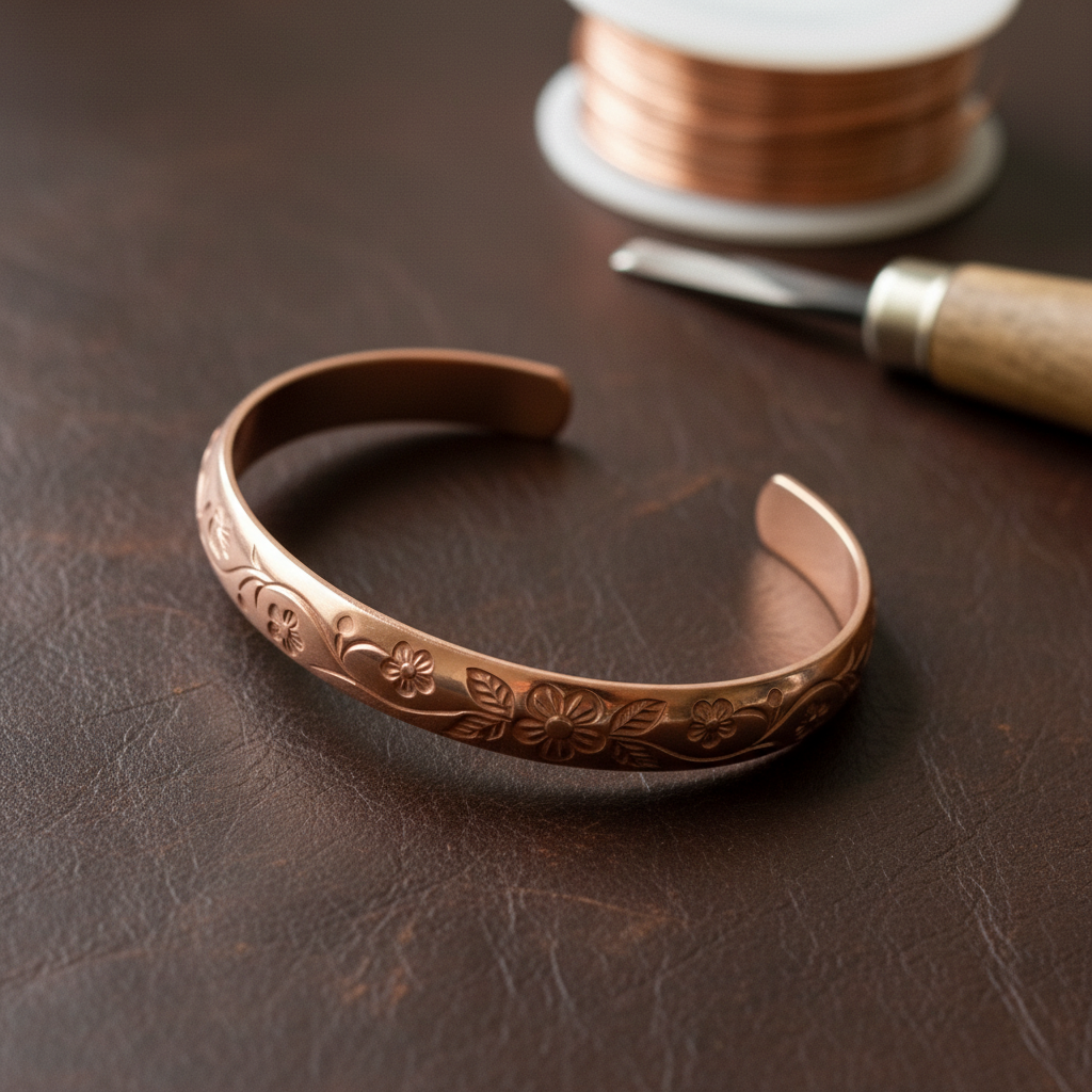 Helen's Bloom Copper Bracelet