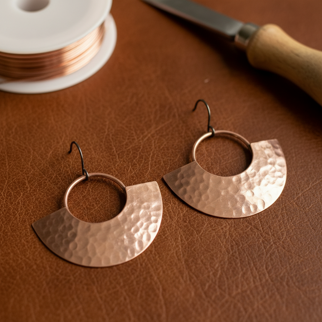 Helen's Sol Copper Earrings