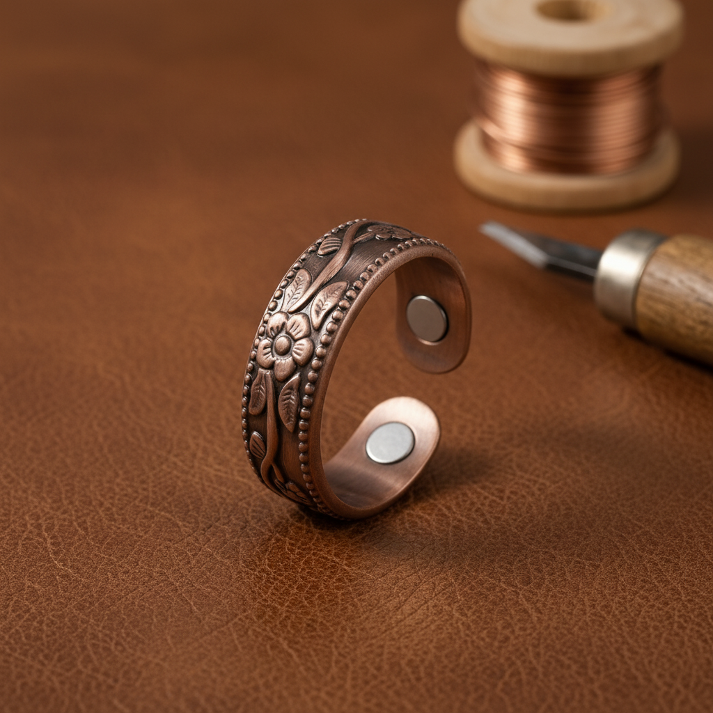 Helen's Petal Copper Ring