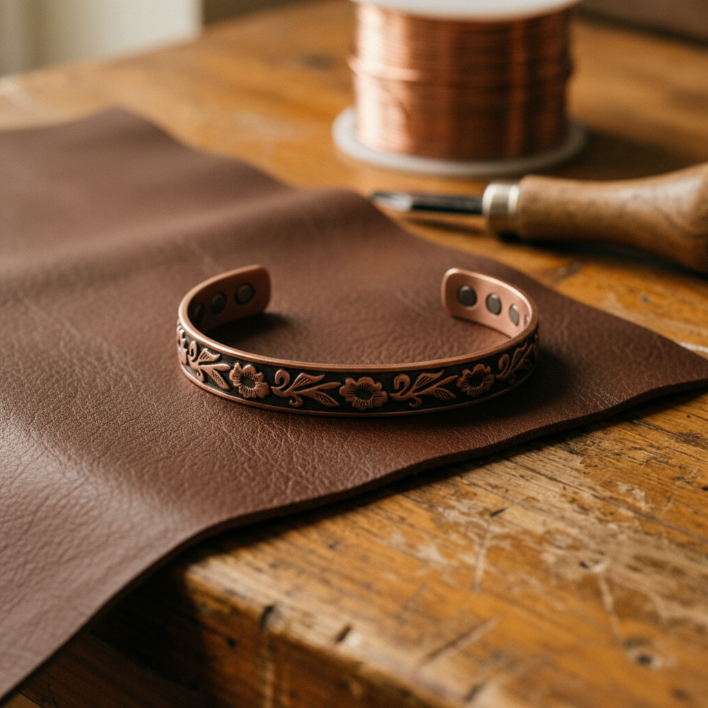 Helen's Vine Copper Bracelet