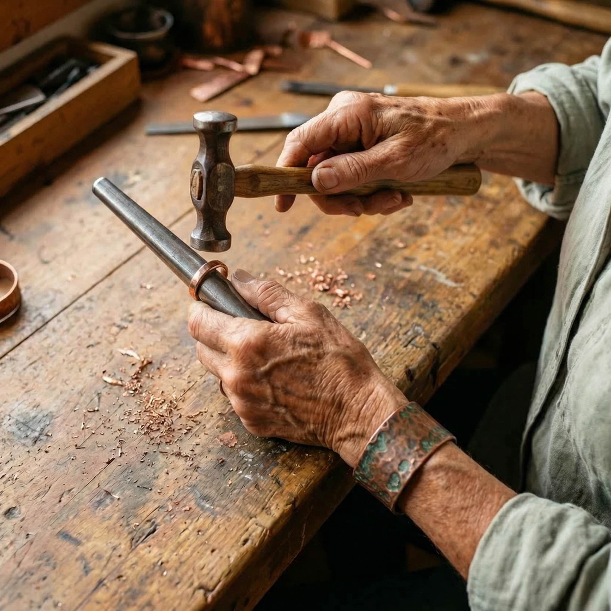 Helen's Tine Copper Ring