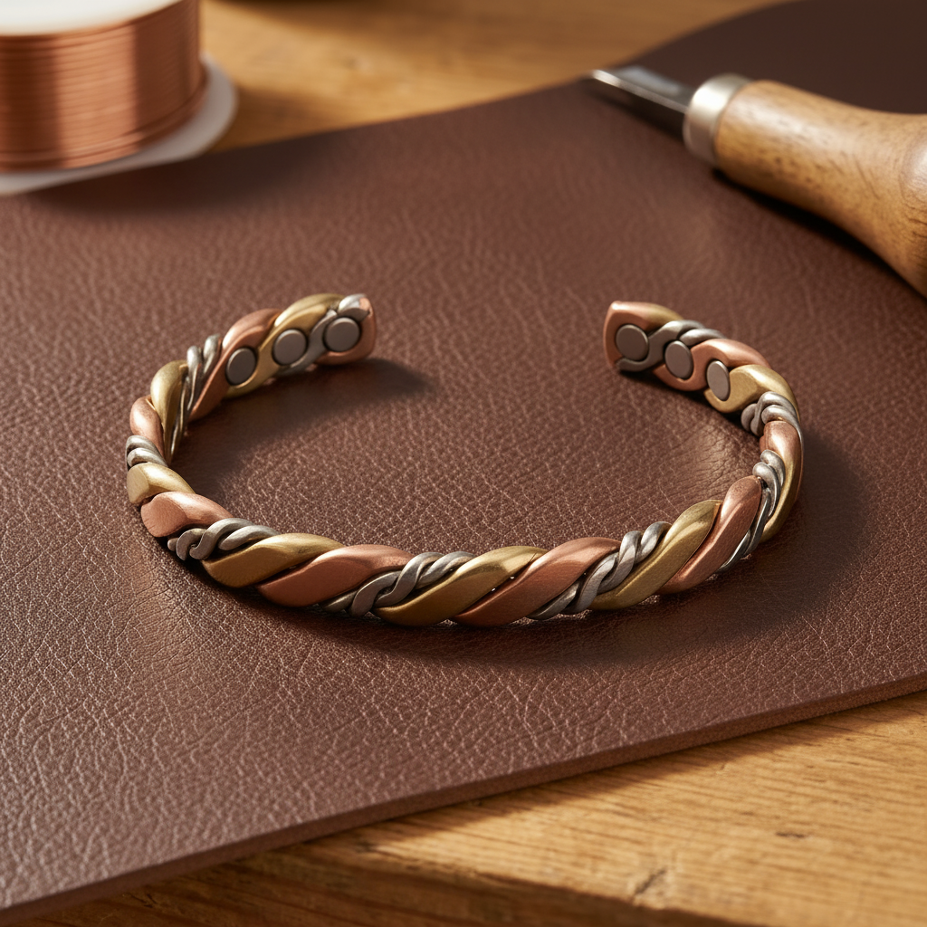 Helen's Stone Copper Bracelet