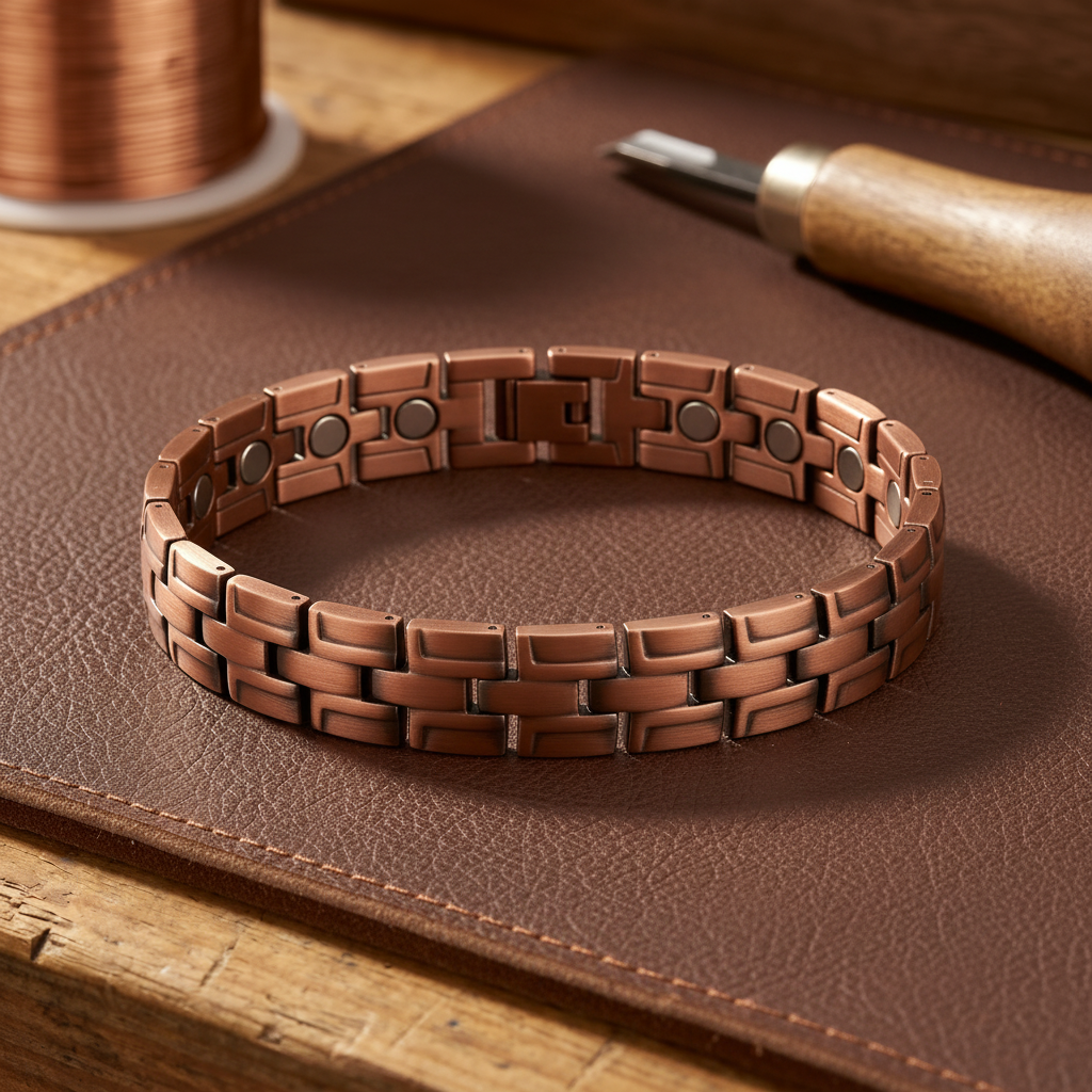 Helen's Gorse Men's Copper Bracelet