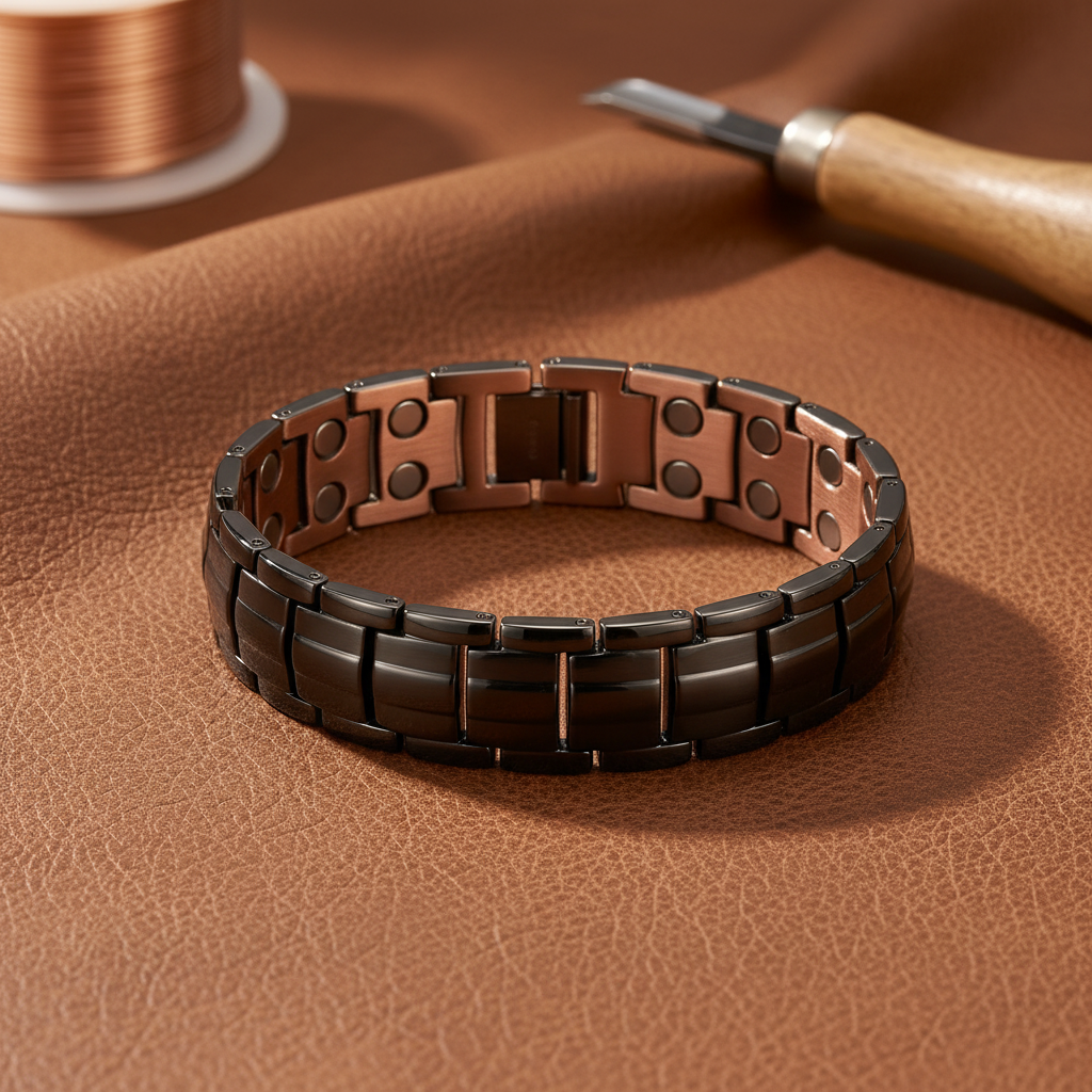 Helen's Ochre Men's Copper Bracelet