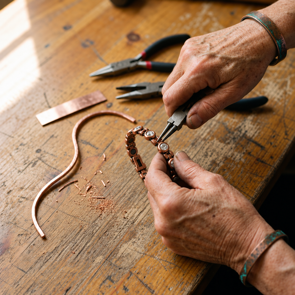 Helen's Rock Copper Anklet