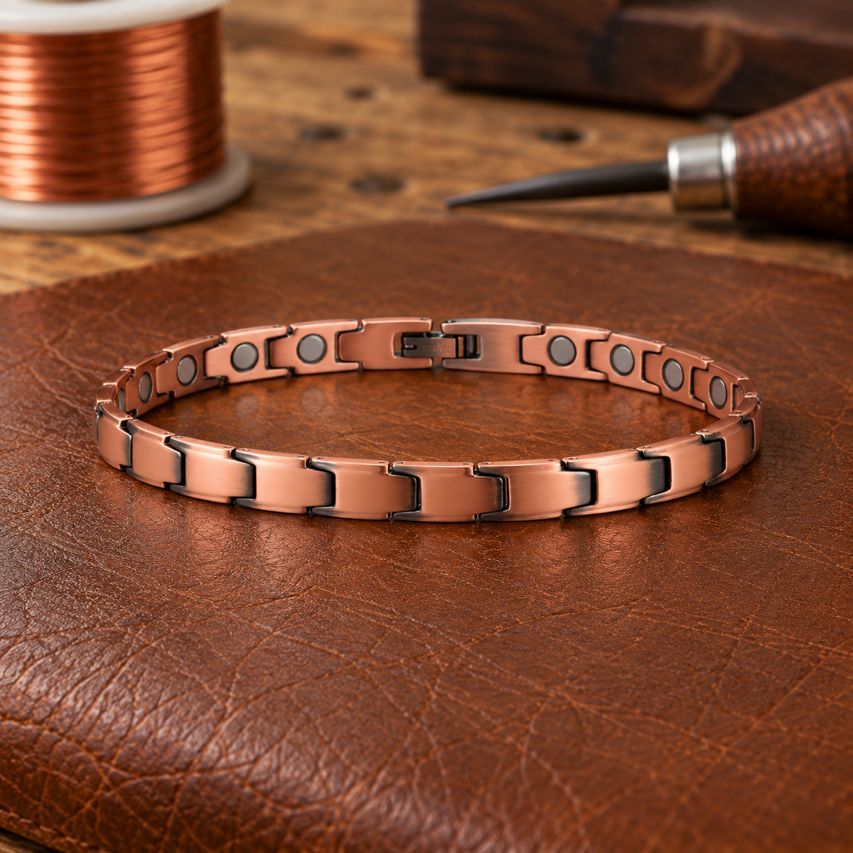 Helen's Shore Copper Anklet