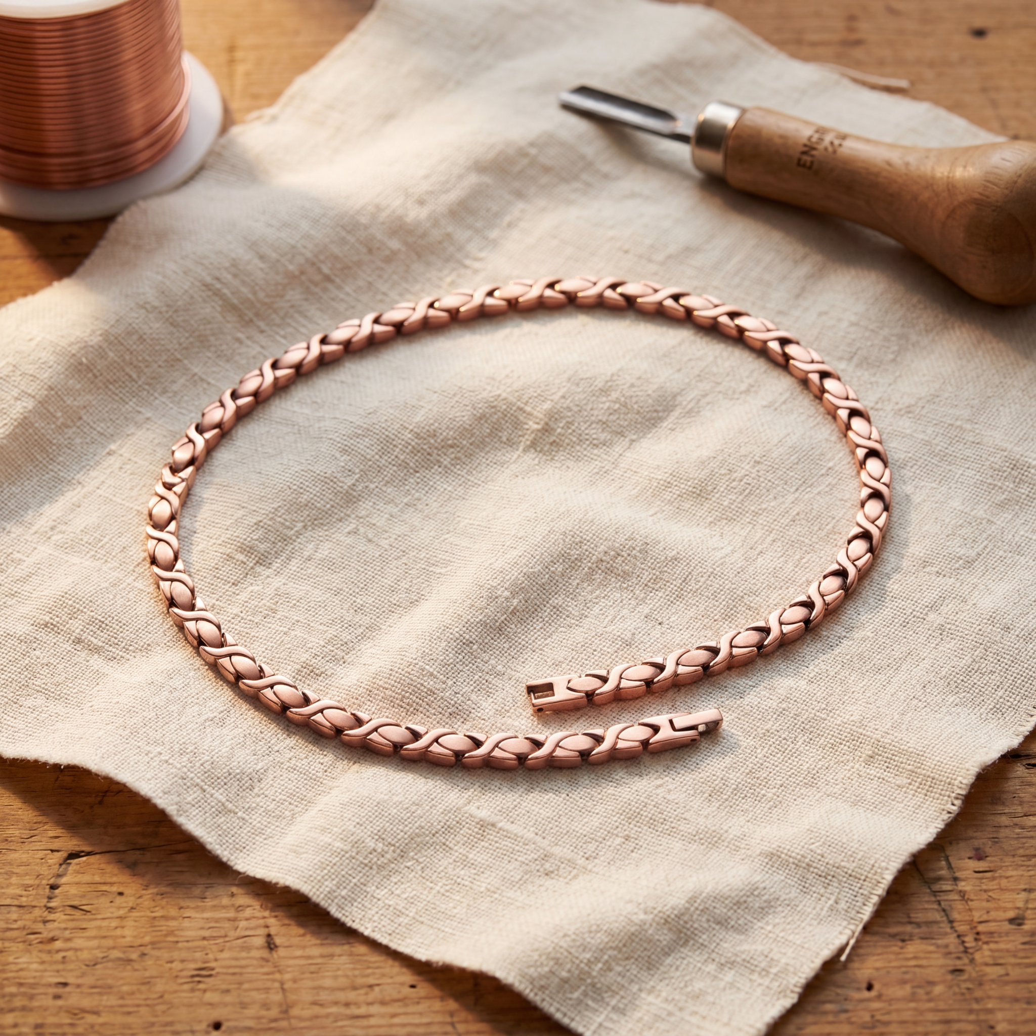 Helen's Cedar Copper Necklace