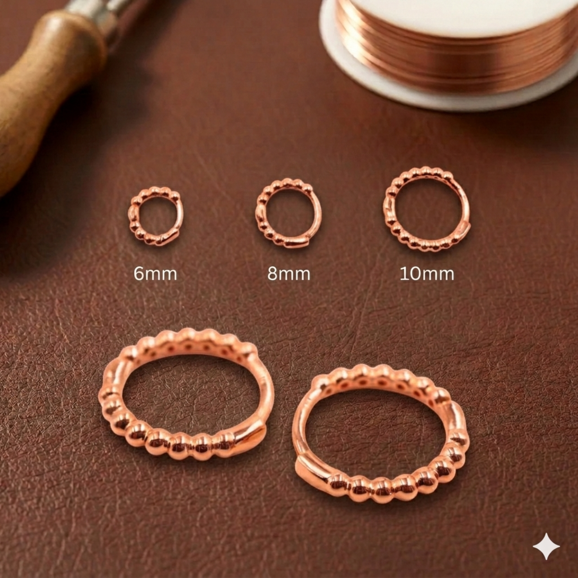 Helen's Smal Copper Earrings