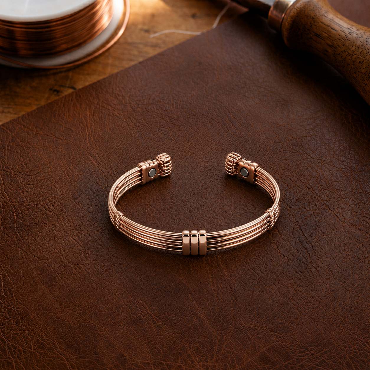 Helen's Cord Copper Bracelet