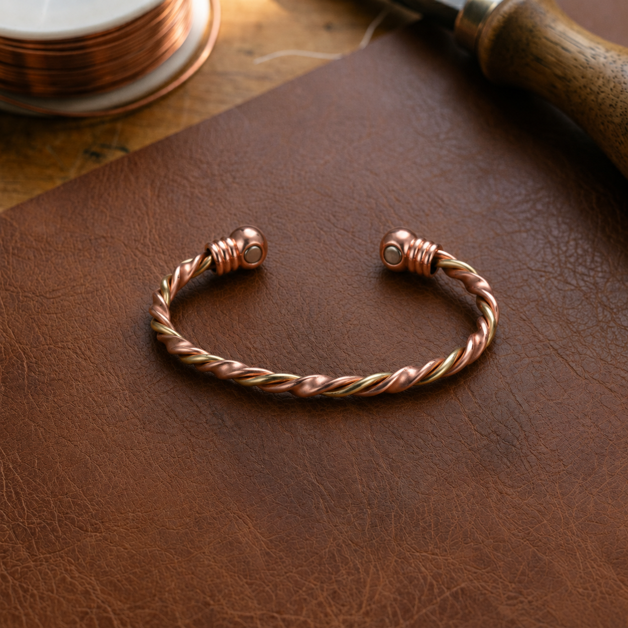 Helen's Twine Copper Bracelet