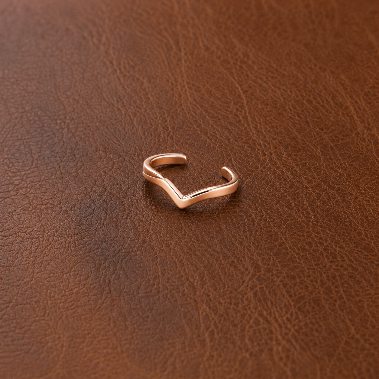 Helen's Notch Copper Toe Ring