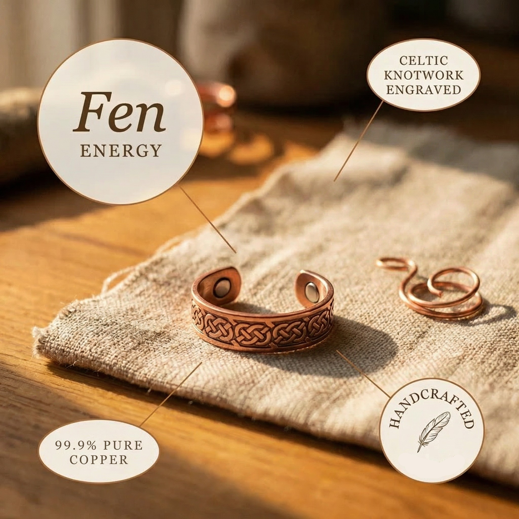Helen's Fen Copper Ring