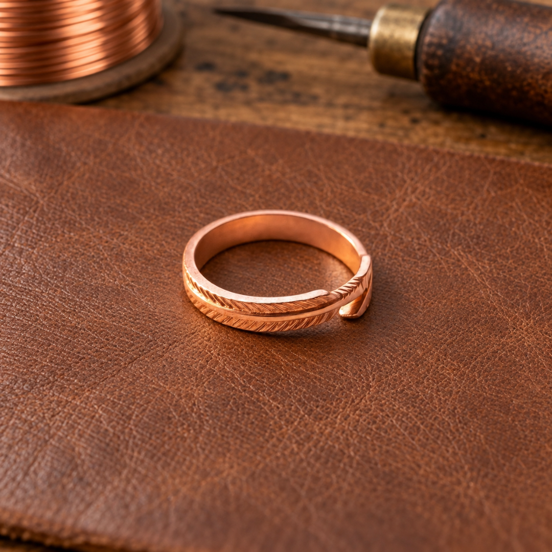 Helen's Root Copper Ring