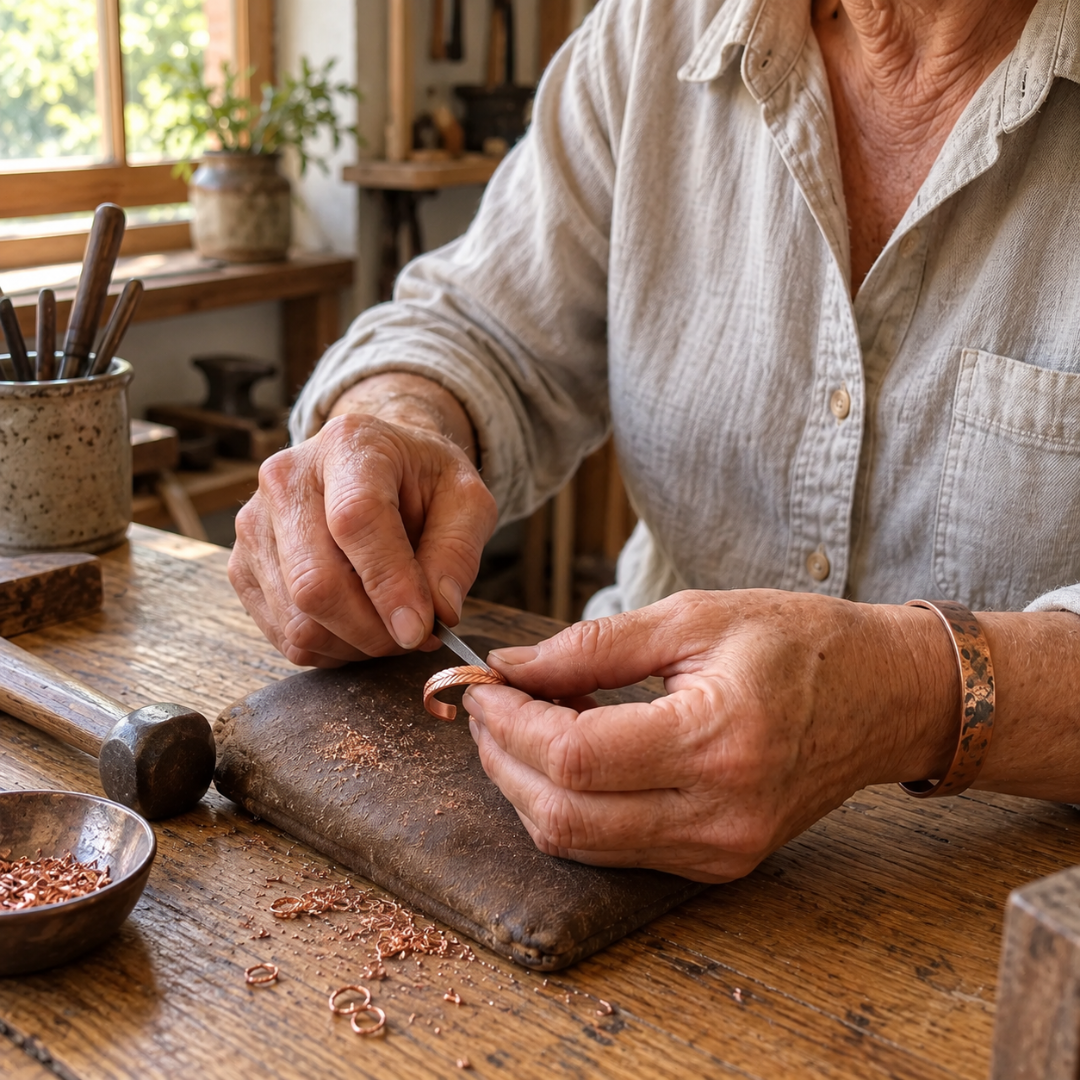 Helen's Root Copper Ring