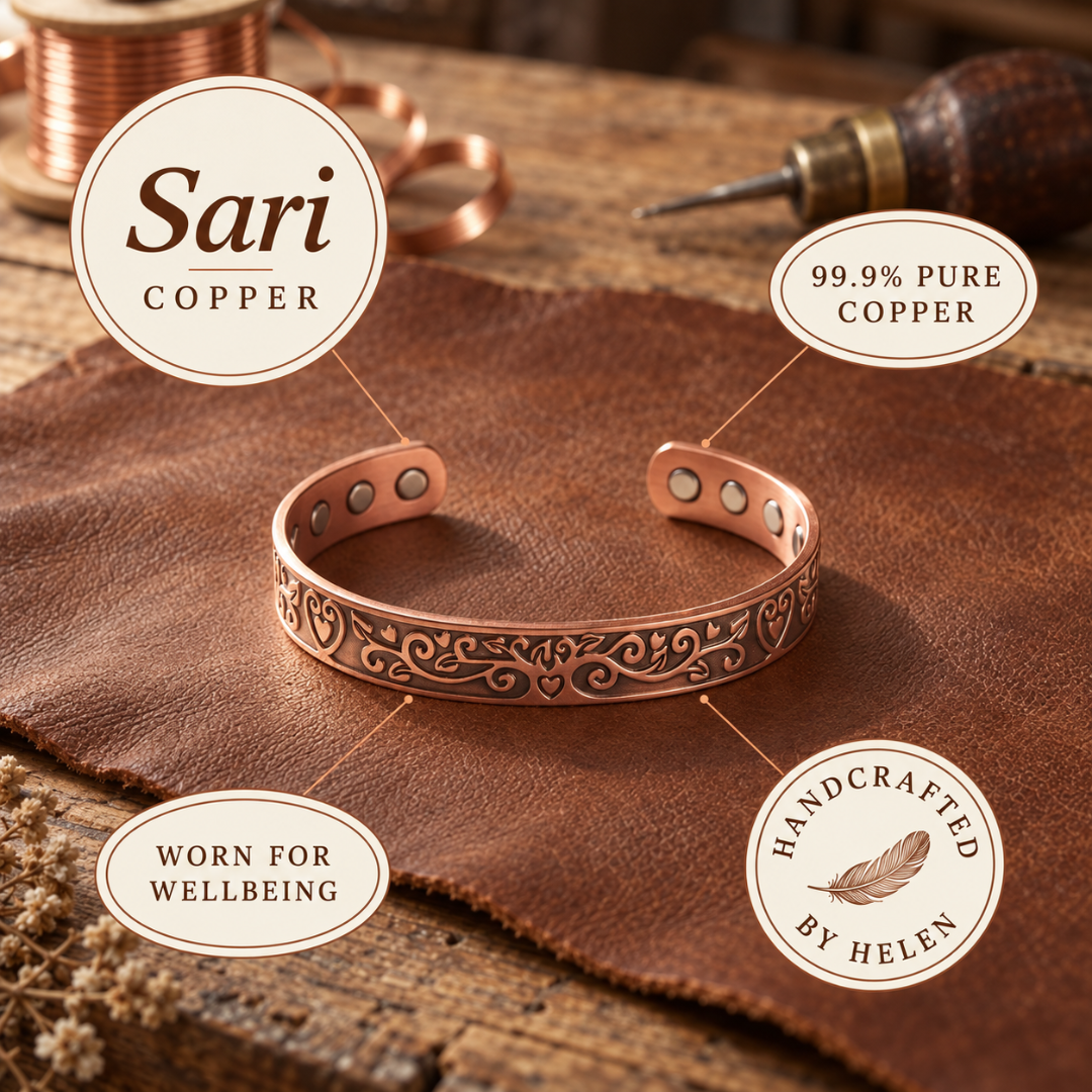 Helen's Sari Copper Bracelet