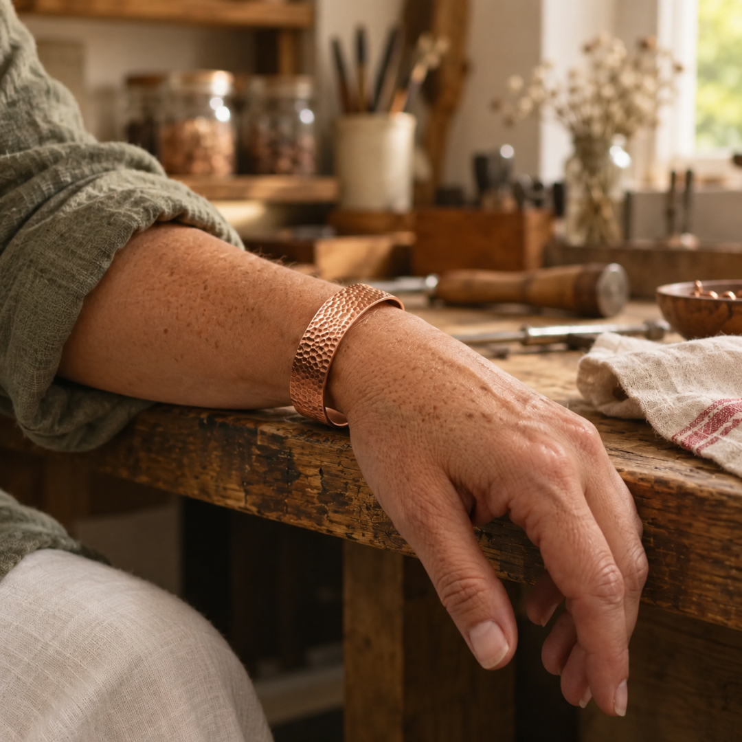 Helen's Solas Copper Bracelet