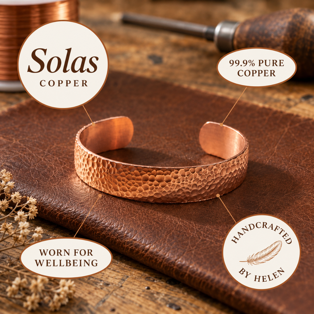 Helen's Solas Copper Bracelet