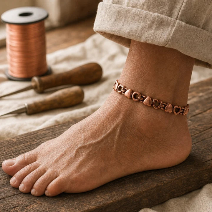 Helen's Amor Copper Anklet