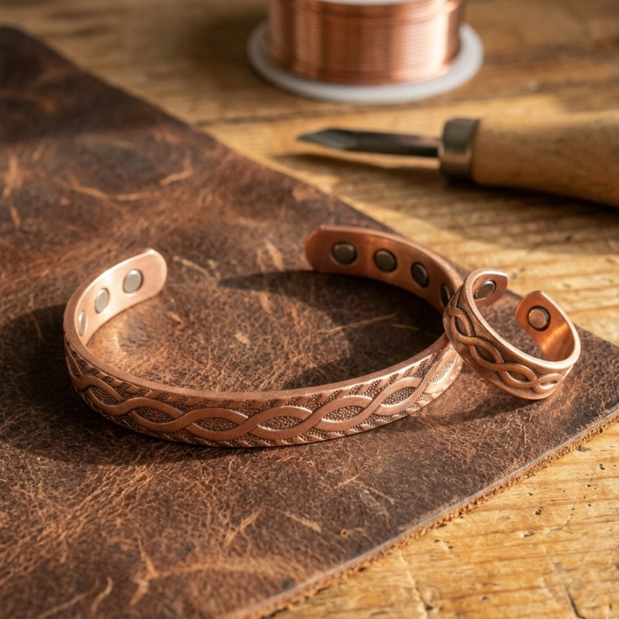 Helen's Knot Copper Set