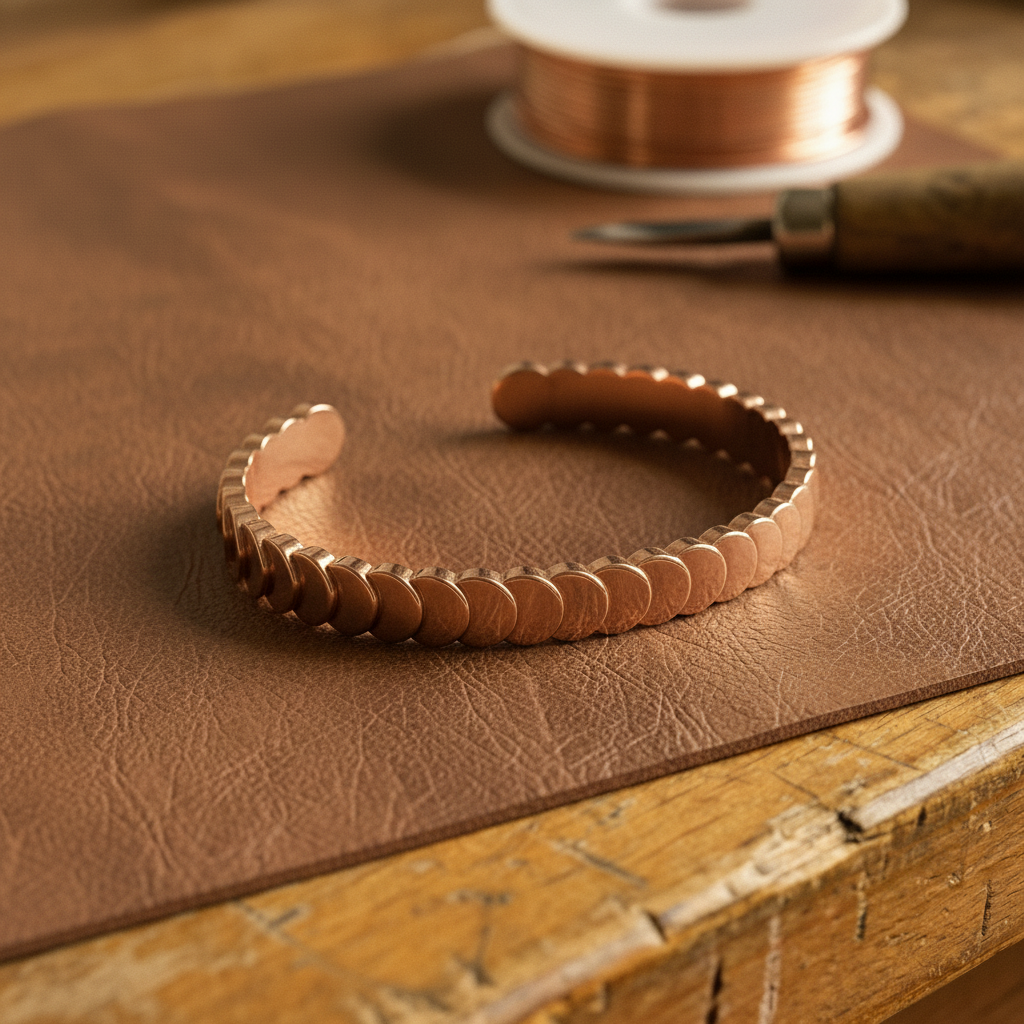 Helen's Tide Copper Bracelet