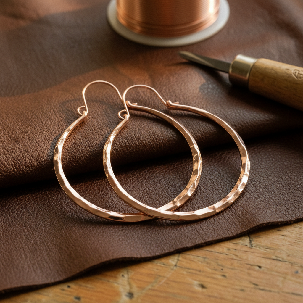 Helen's Willow Copper Earrings