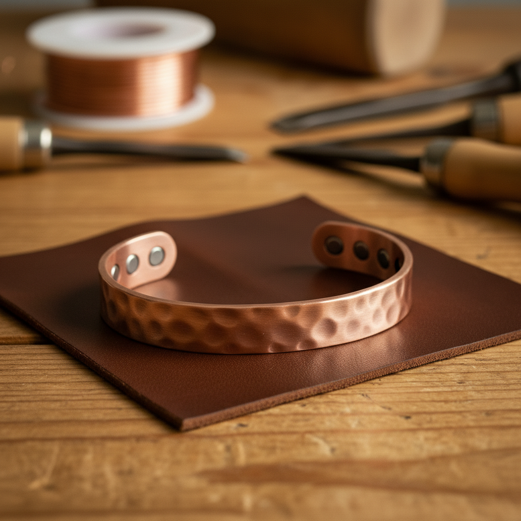 Helen's Lodestone Copper Bracelet