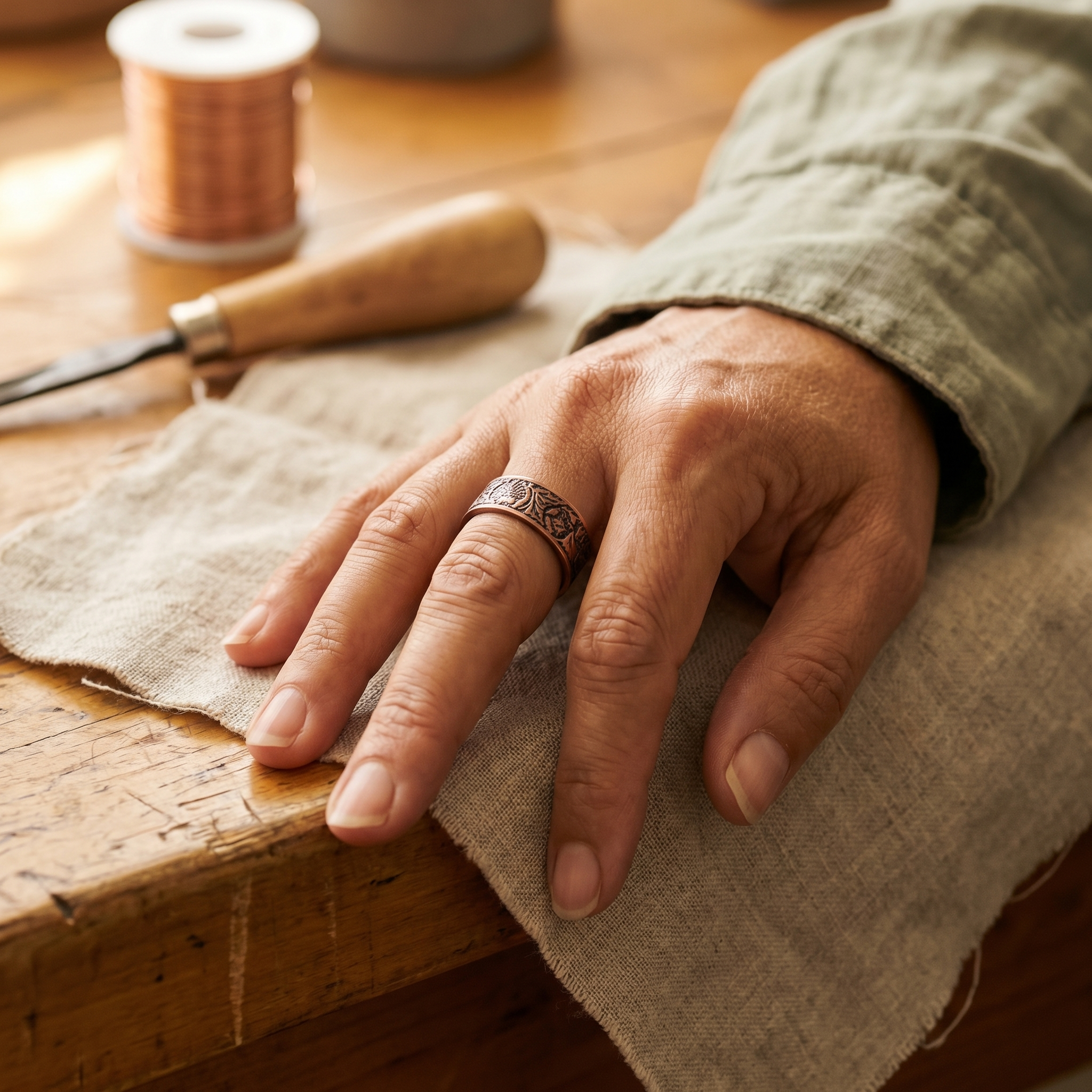 Helen's Bole Copper Ring