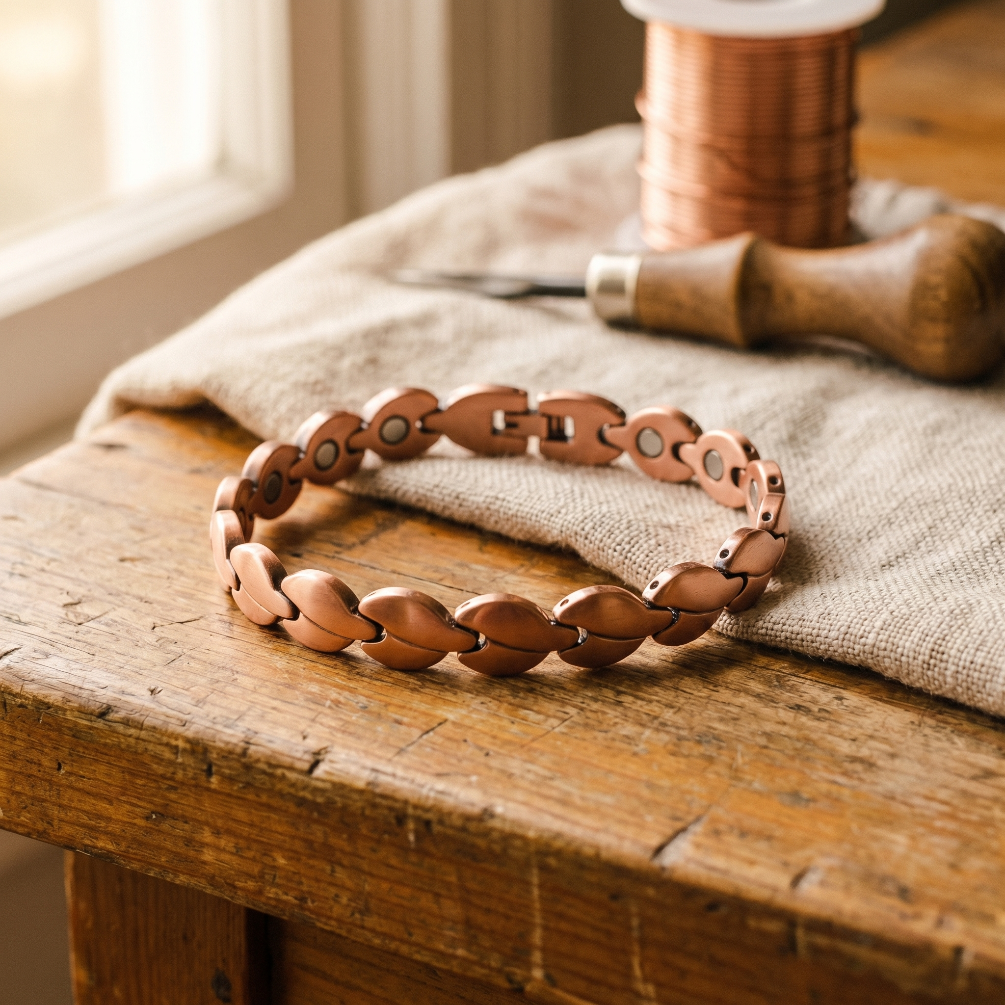 Helen's Marsh Copper Anklet