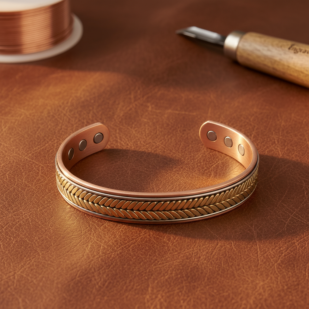Helen's Harvest Copper Bracelet
