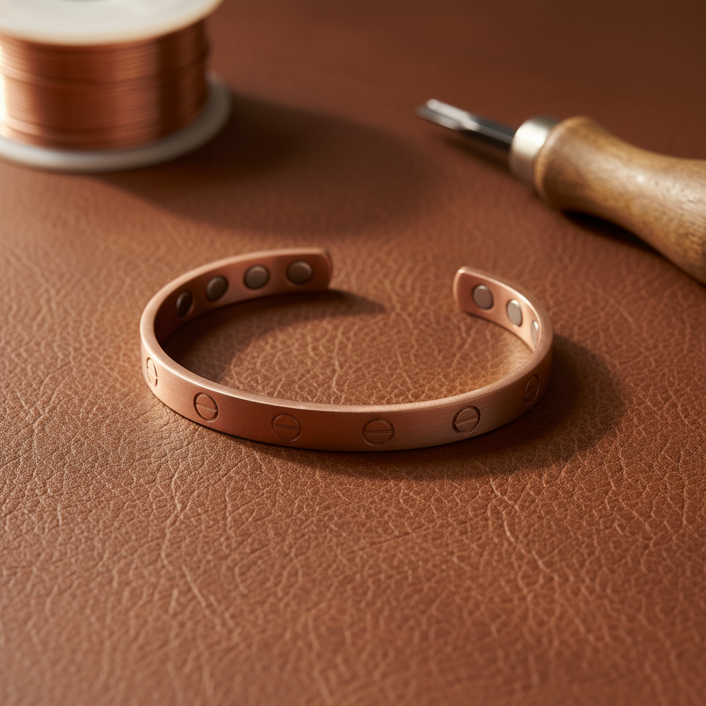 Helen's Bolt Copper Bracelet