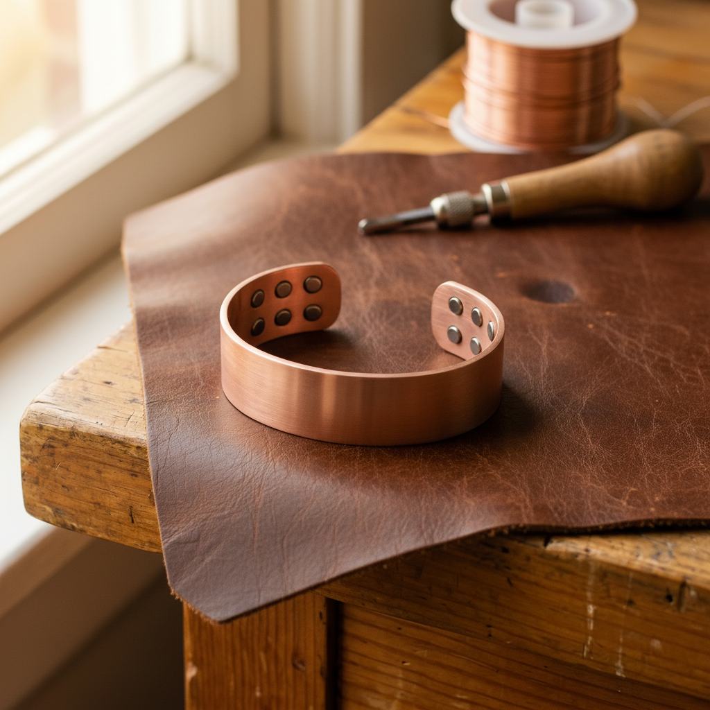 Helen's Anvil Copper Bracelet