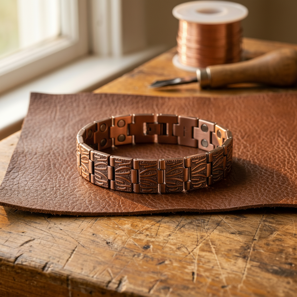 Helen's Grit Men's Copper Bracelet